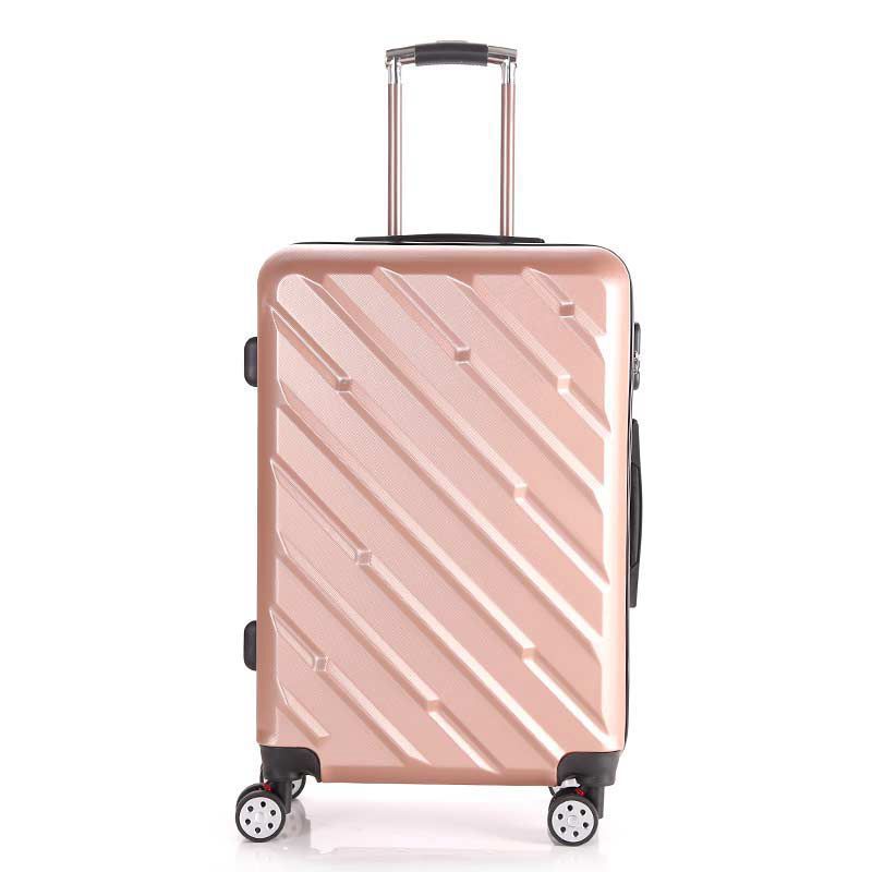 Unisex Durable Textured Hard Shell Rolling Suitcase Stornfield