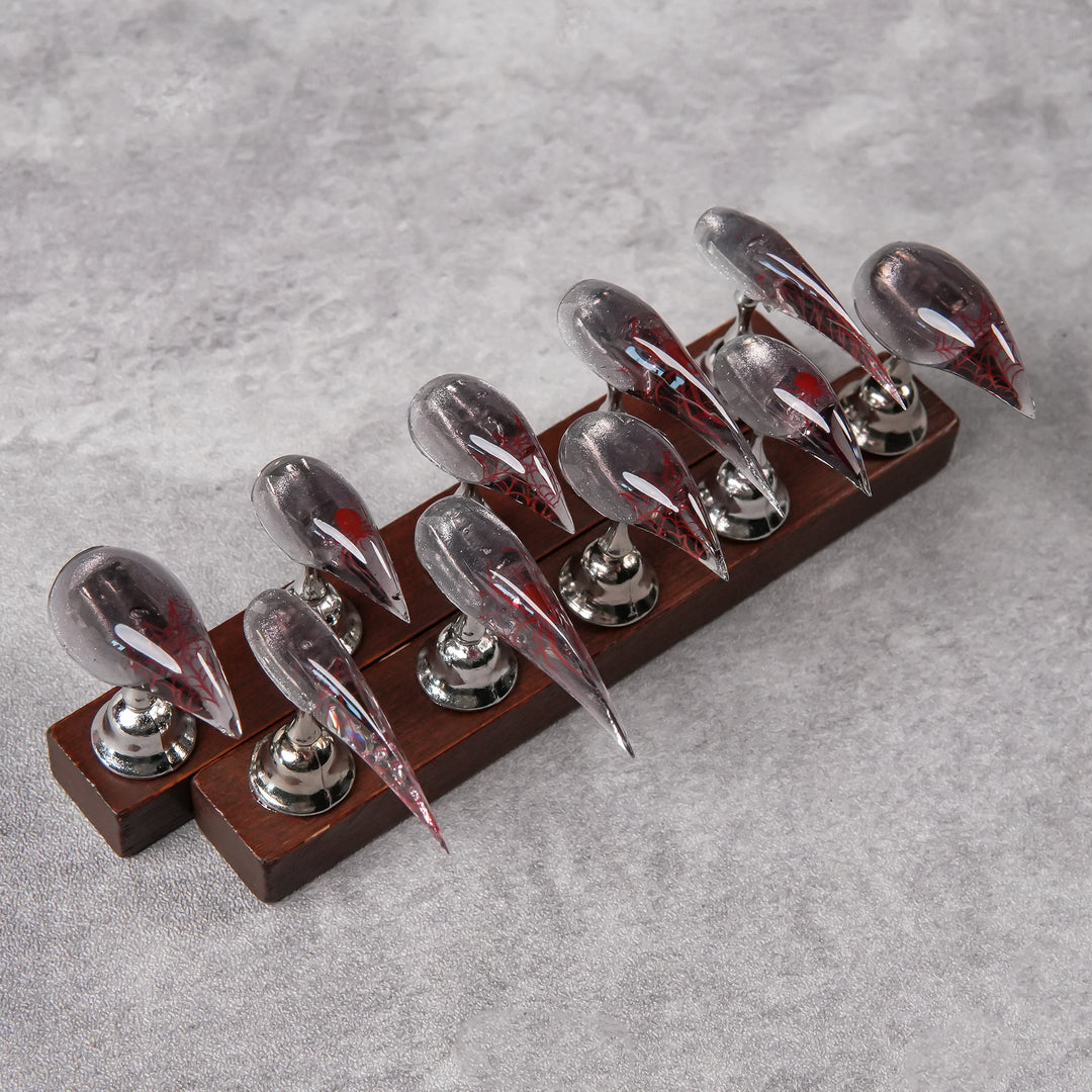 Decorative Stiletto Nail Tips