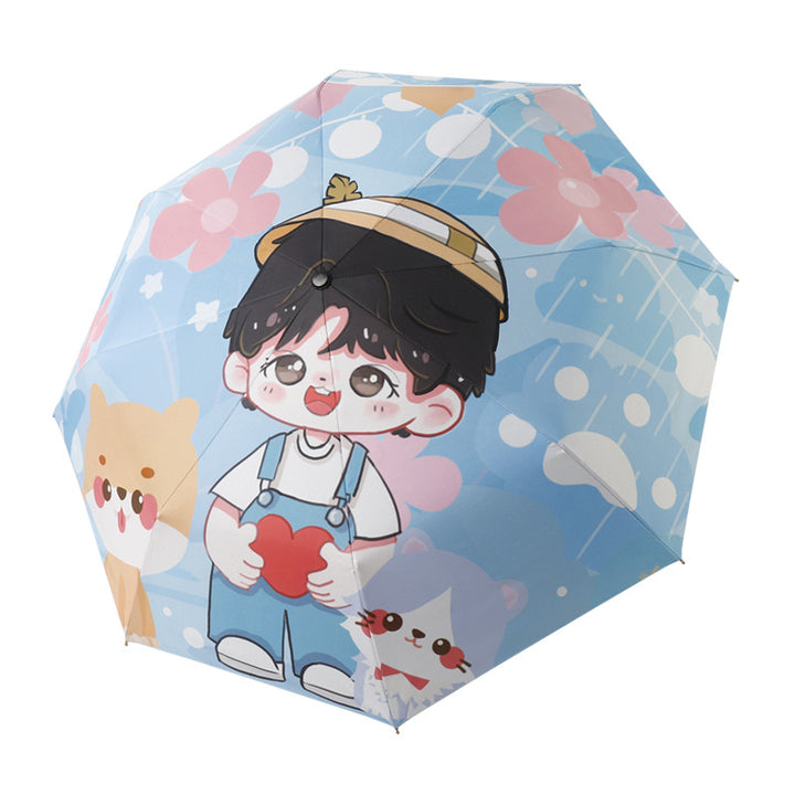 Ladies child-friendly umbrella with playful design Stornfield