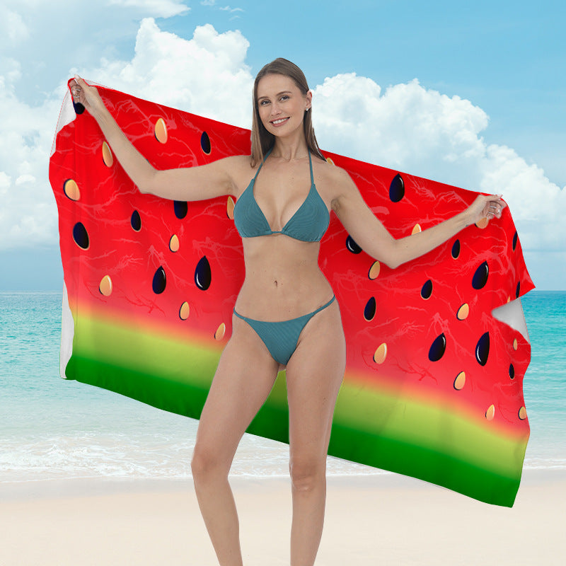Beach towel with cheerful fruit motif Stornfield