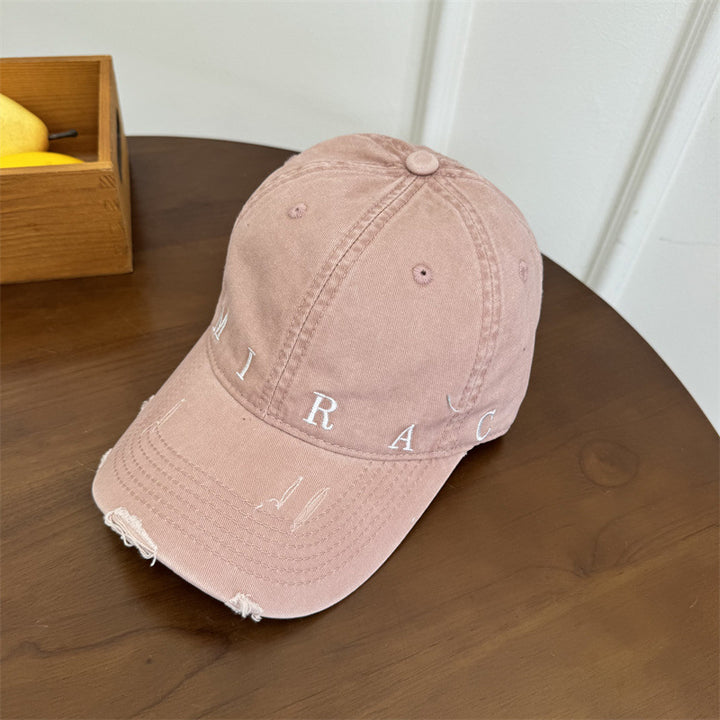 Women's Distressed Denim Baseball Cap Stornfield