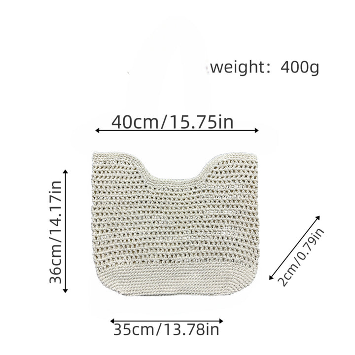 Net bag with durable leather handles Stornfield