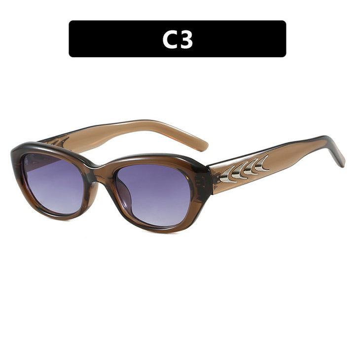 Women's fashionable sunglasses with sculptural accents Stornfield