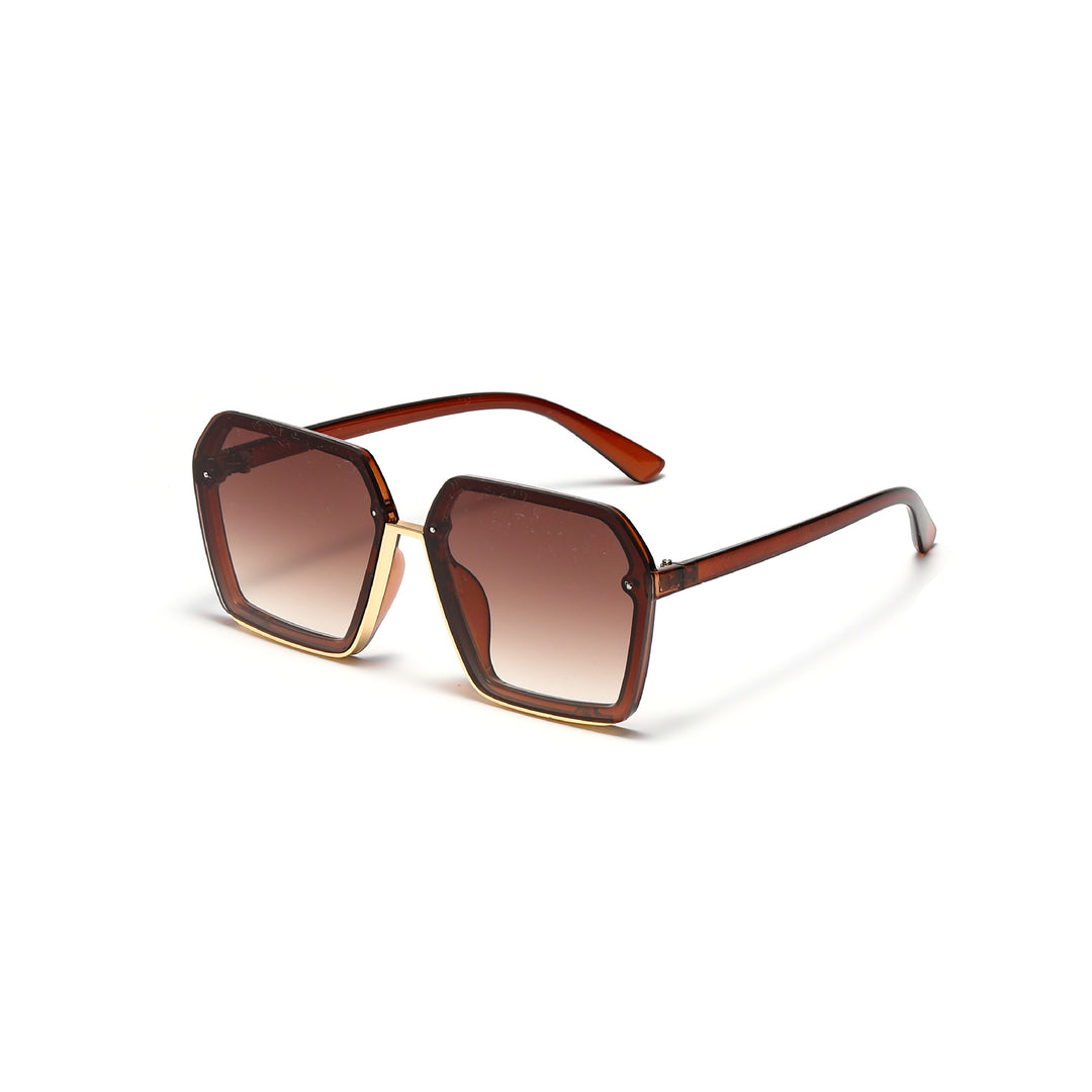 Women's creative oversized sunglasses with unique geometry Stornfield
