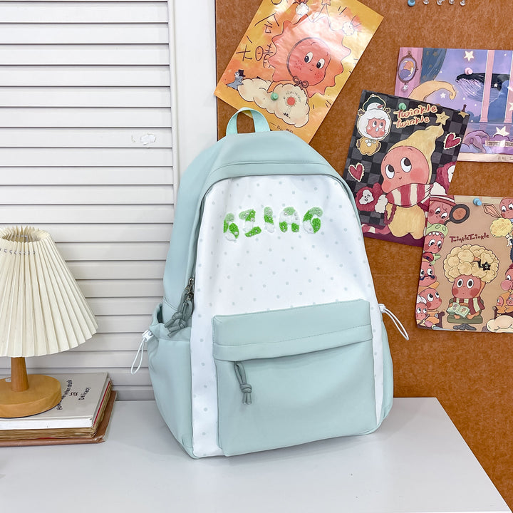 Cute Polka Dot Patterned Backpack Stornfield