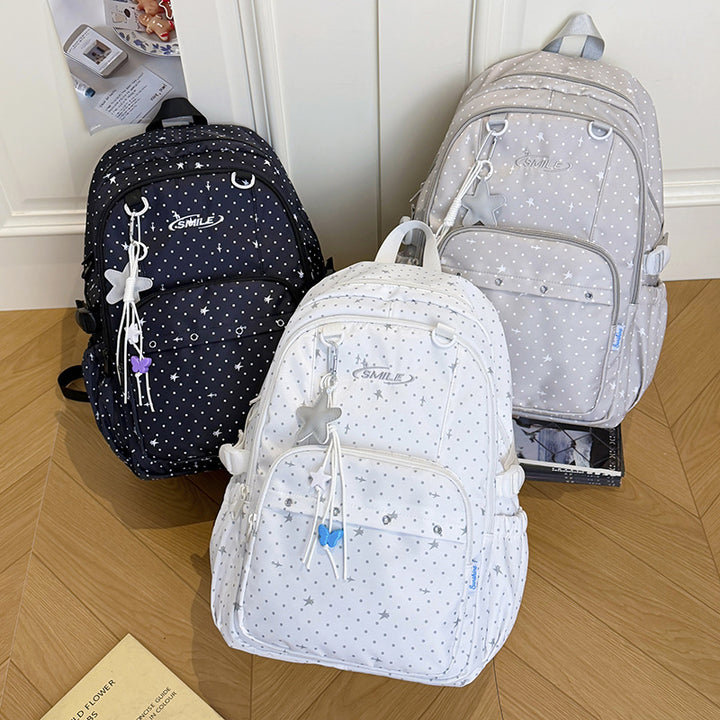 Star-Patterned Casual Backpack Stornfield 1791204705