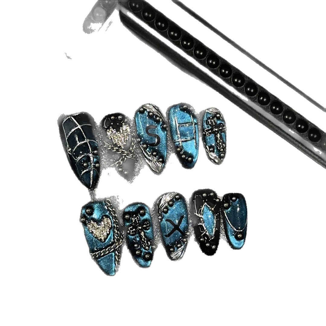 Artistic Themed Press-On Nail Collection