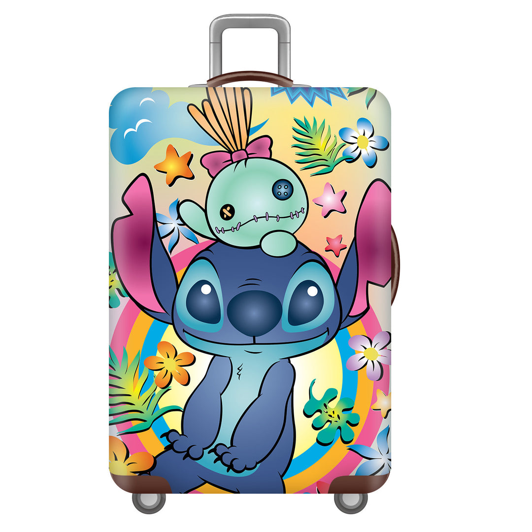 Unisex children's suitcase with reinforced hard shell, telescopic handle and Kuromi motif Stornfield