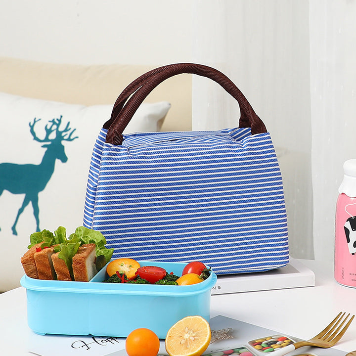Insulated Striped Lunch Bag Stornfield