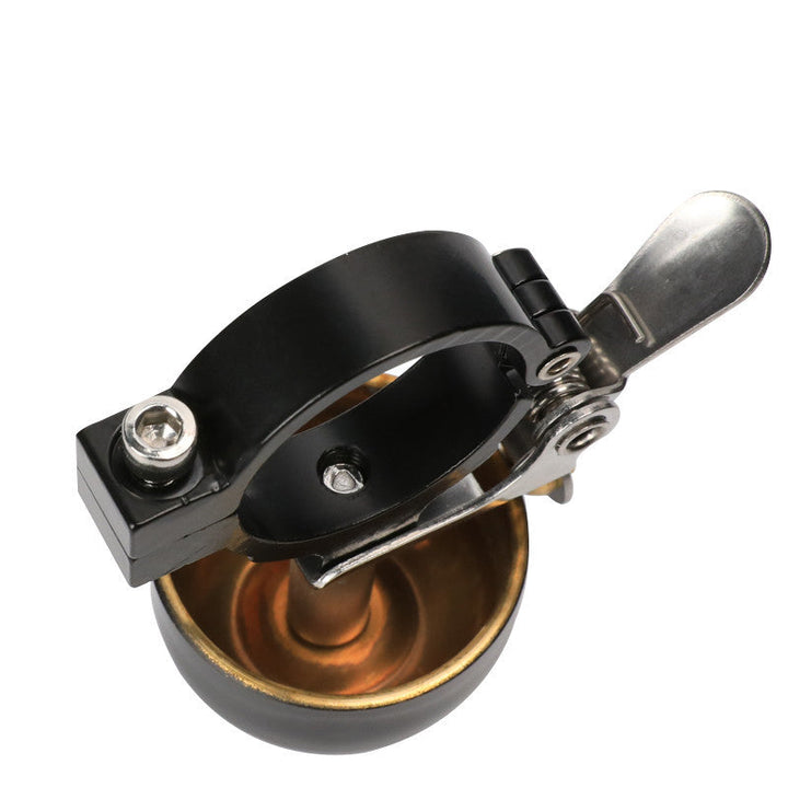 precision engineered bicycle handlebar bell with universal adjustable clamp Stornfield