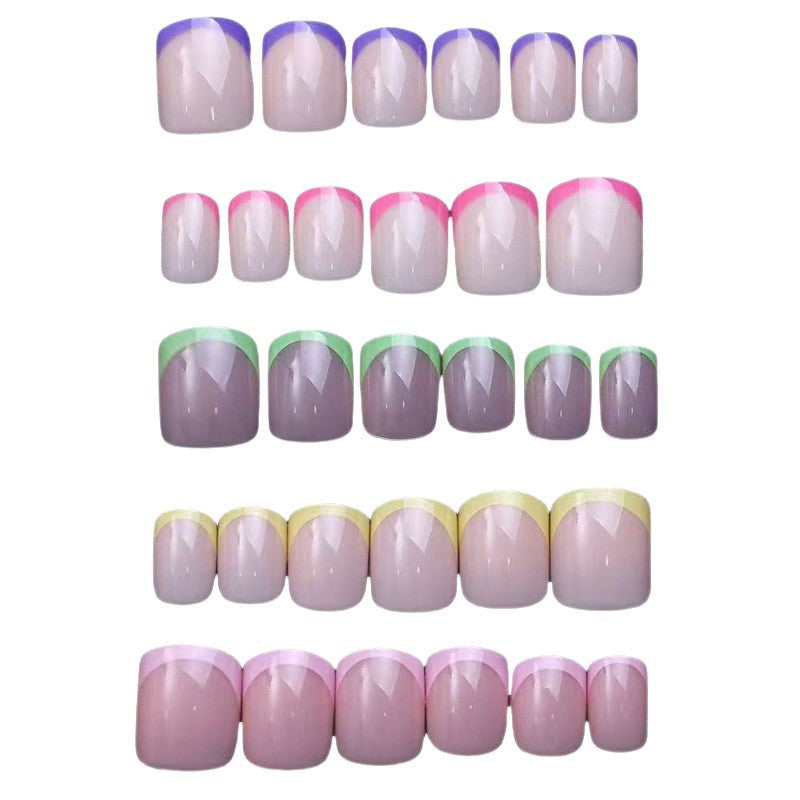 Artificial Nail Set with Flexible French Tips Stornfield