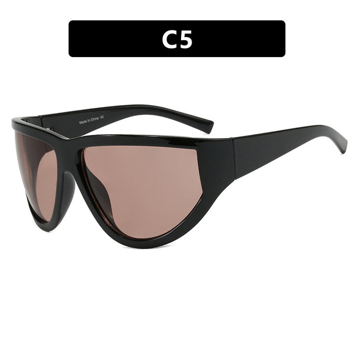 Women's futuristic sunglasses with sporty design and flexible lenses Stornfield