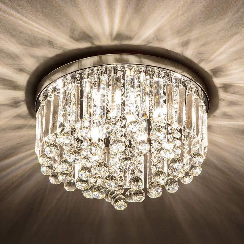 Crystal Glamour Flush Mount Light