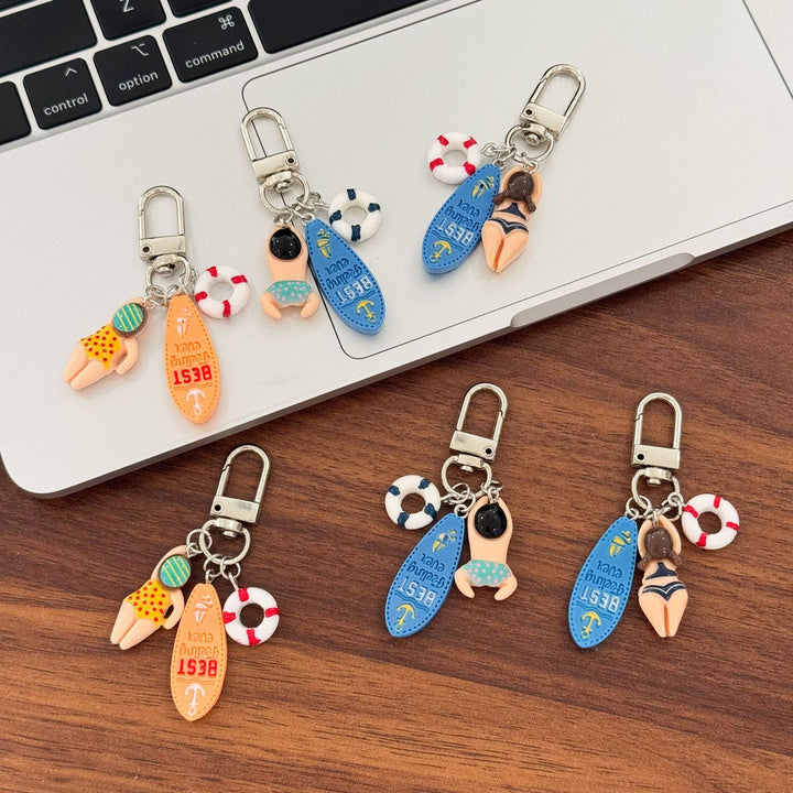 Keychain with Creative Swimming Motif Stornfield