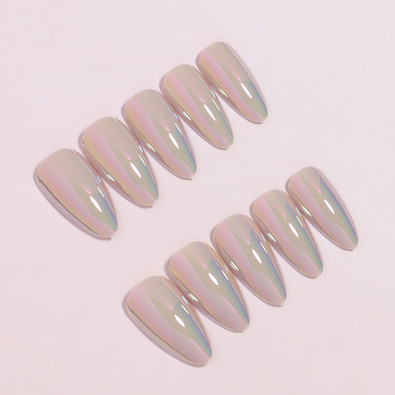 Iridescent Press-On Nail Tips Stornfield