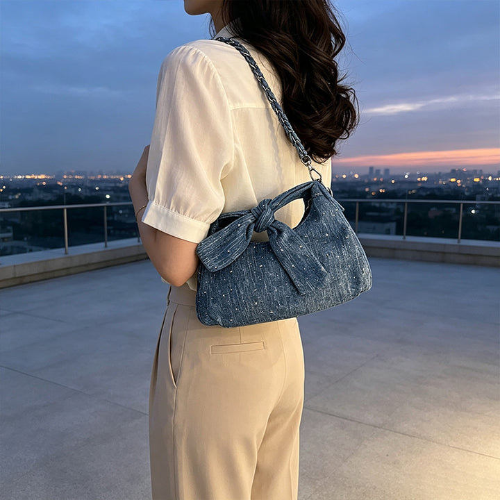 Stylish Bow-Embellished Handbag Stornfield
