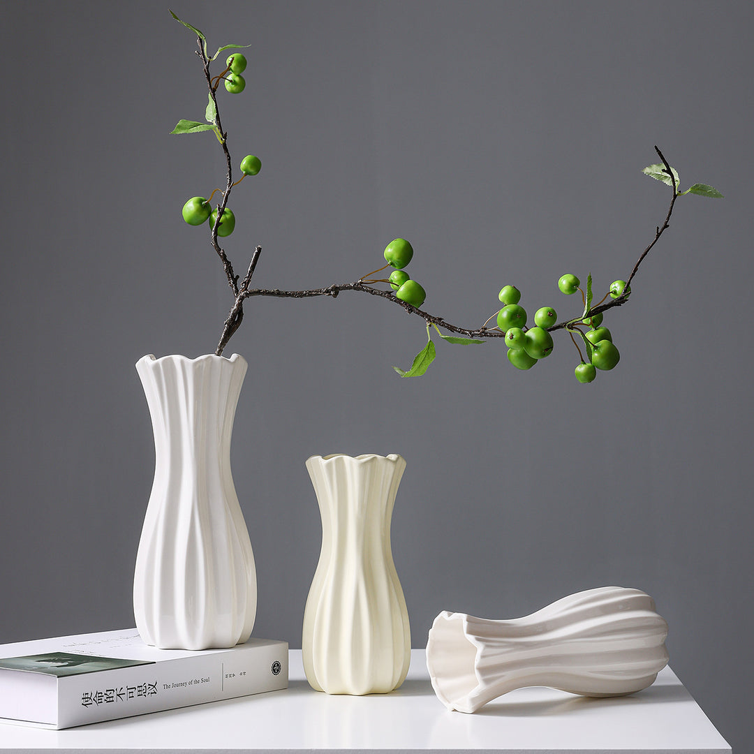 Elegant Coated Ceramic Vase
