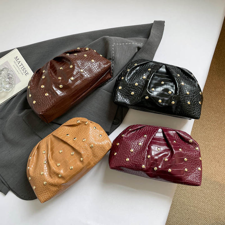 WoElegant Textured Crocodile Pattern Clutch Bag Stornfield