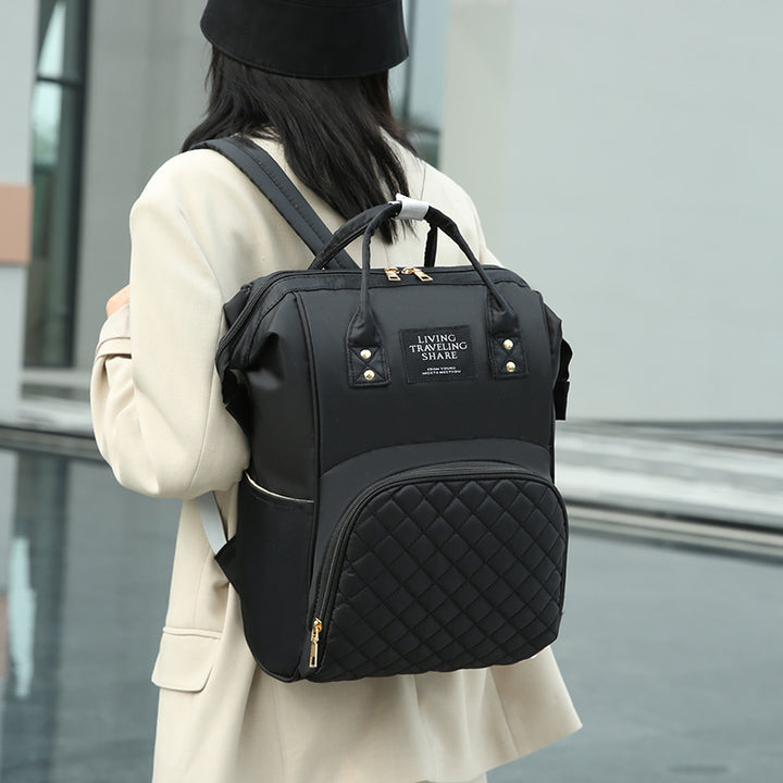 Quilted Multi-Functional Travel Backpack Stornfield