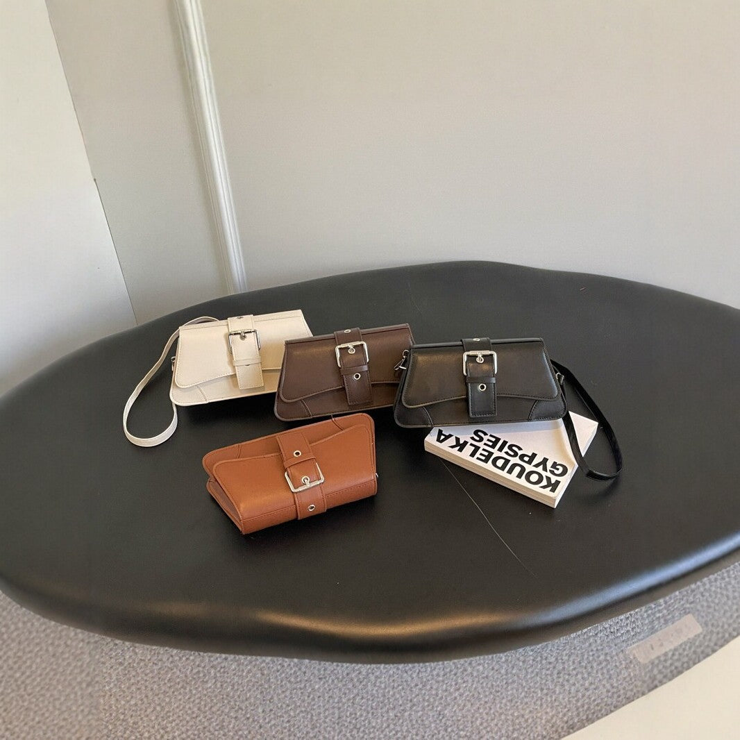 Elegant Vegan Leather Crossbody Bag