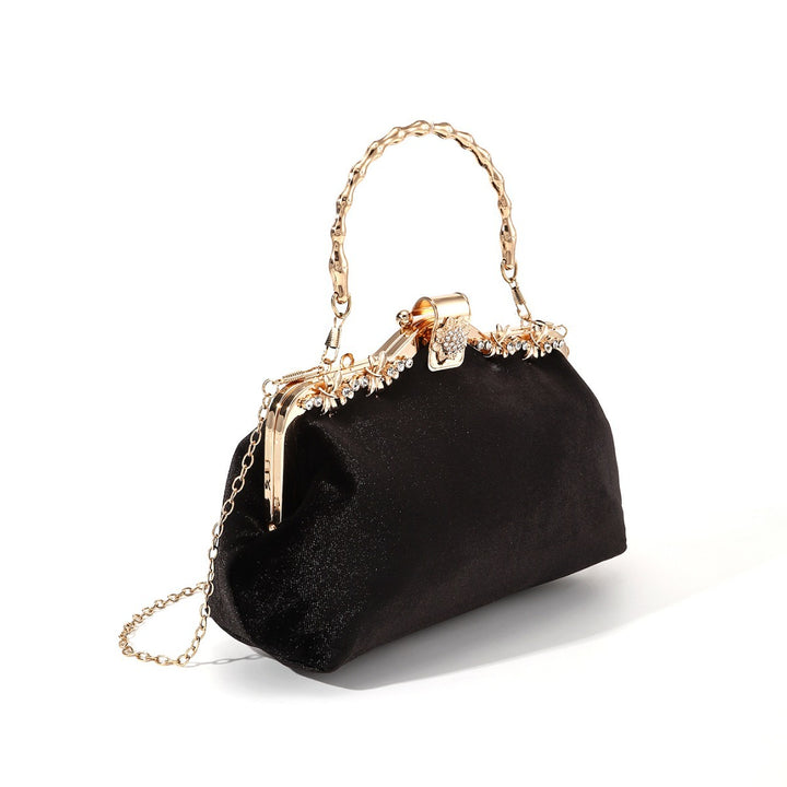 Vintage-Inspired Floral Embellished Evening Handbag