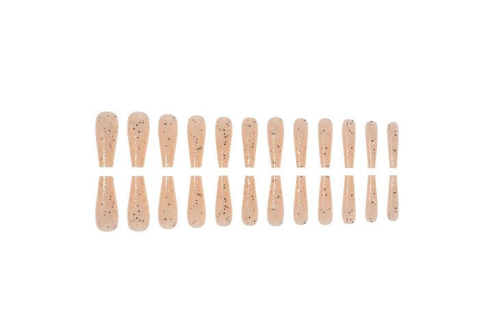 Glittering Long Stiletto Nail Extensions Stornfield