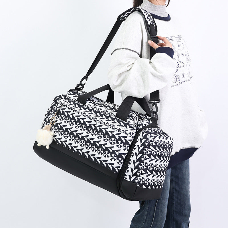 Stylish Patterned Weekend Duffle Bag Stornfield
