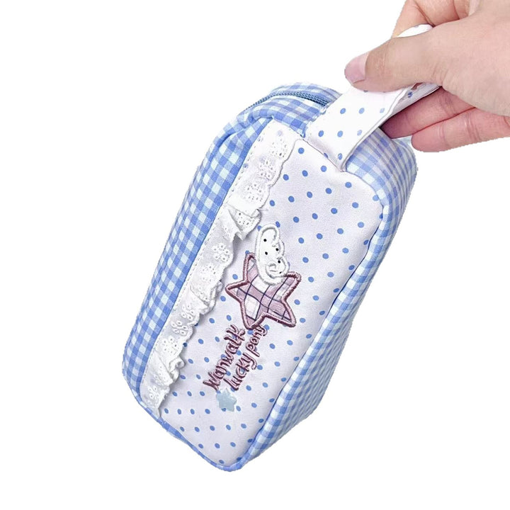 Vintage-Inspired Embroidered Pencil Case