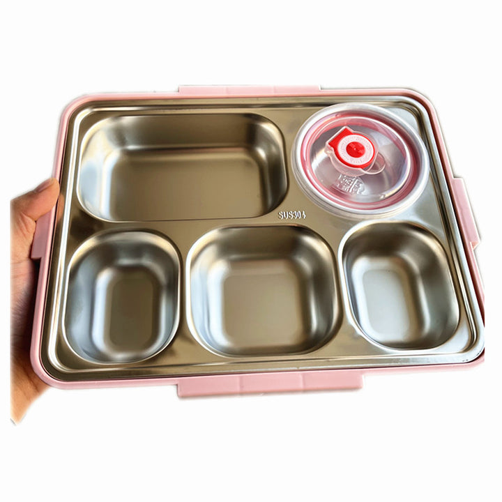 Multi-Compartment Stainless Steel Lunch Box