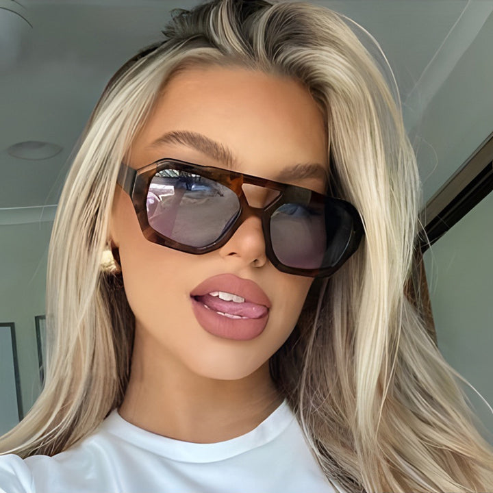 Women's geometric sunglasses with luxurious design Stornfield