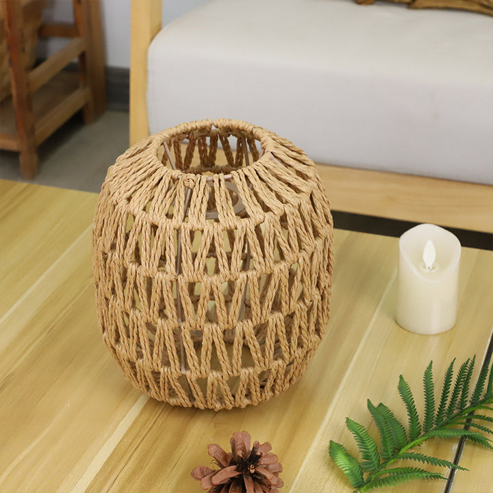 Artful Rattan Table Lamp Shade Stornfield