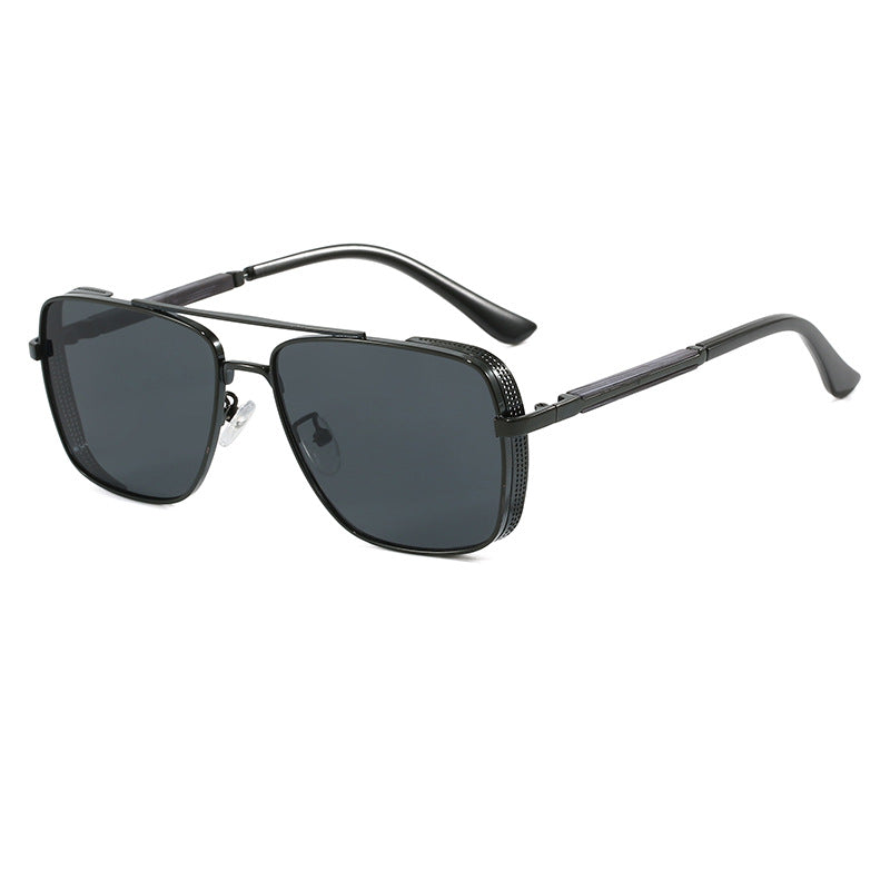 Women's fashionable square sunglasses with luxurious metal accents Stornfield