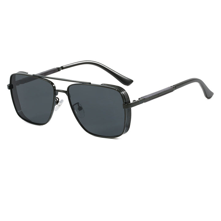 Women's fashionable square sunglasses with luxurious metal accents Stornfield