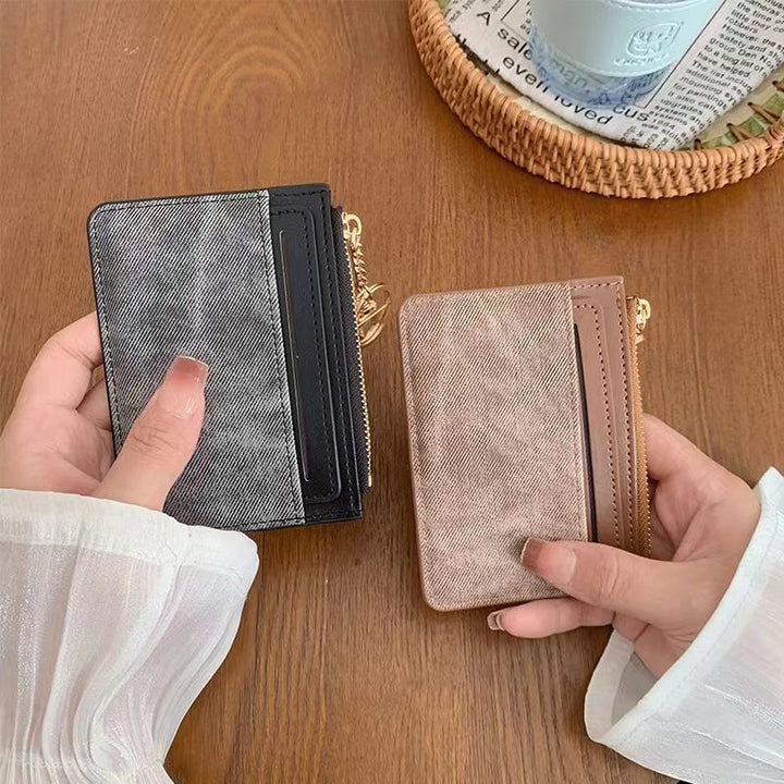Multi-Pocket Zippered Cardholder Wallet
