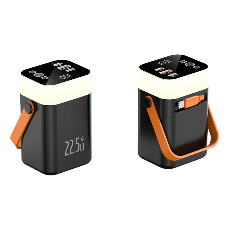 Practical powerbank with carrying handle and multiple connections Stornfield