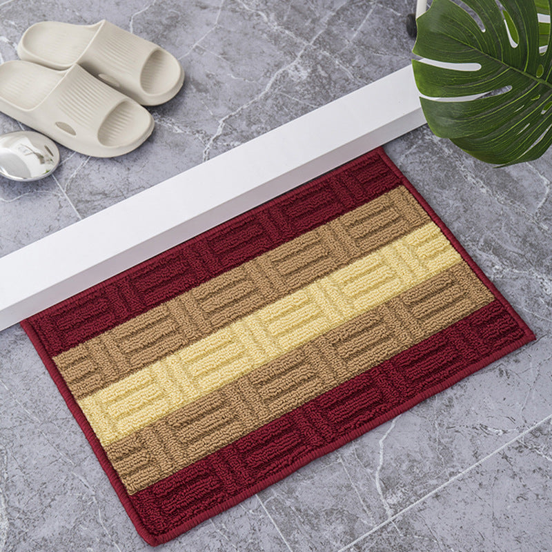 Geometric Pattern Bath Mat