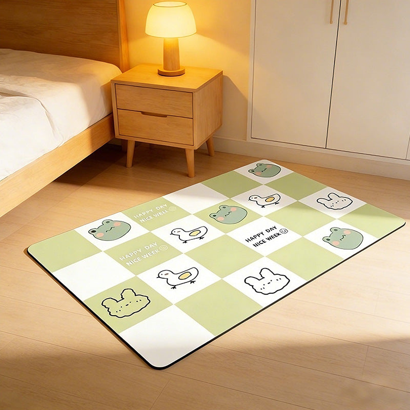 Cute Cartoon Pet-Themed Bath Mat Stornfield