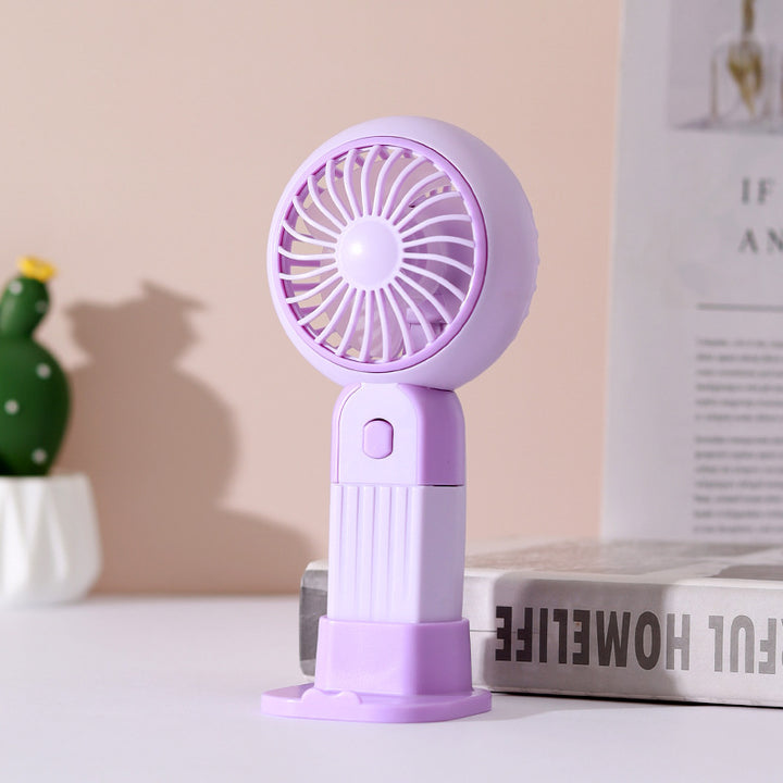 Women's Portable Hand Fan with USB Charging Function and Ergonomic Design Stornfield