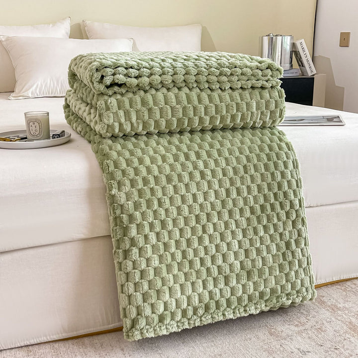Luxurious Textured Throw Blanket