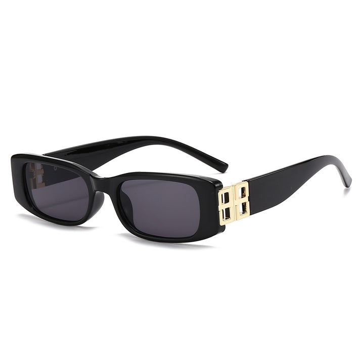 Ladies' fashionable sunglasses with luxurious gold-colored accent Stornfield