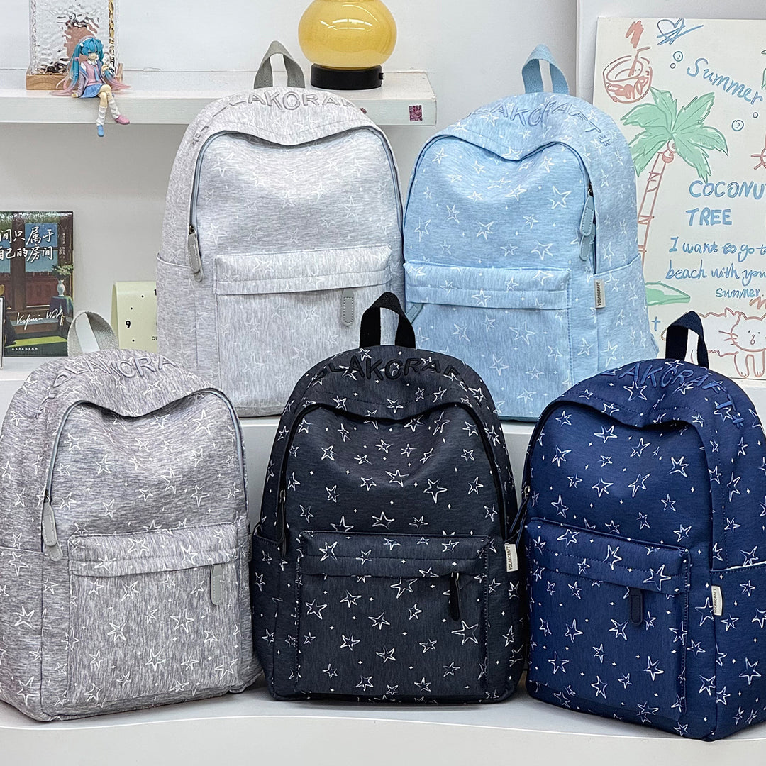 Casual All-Occasion Star-Print Backpack Stornfield
