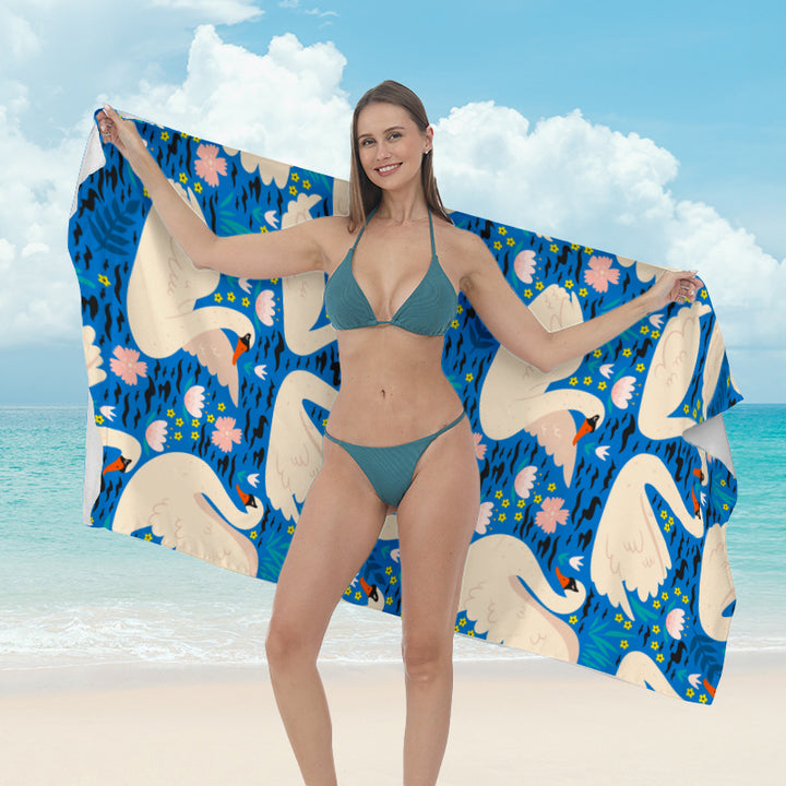Beach towel with creative surf designs Stornfield