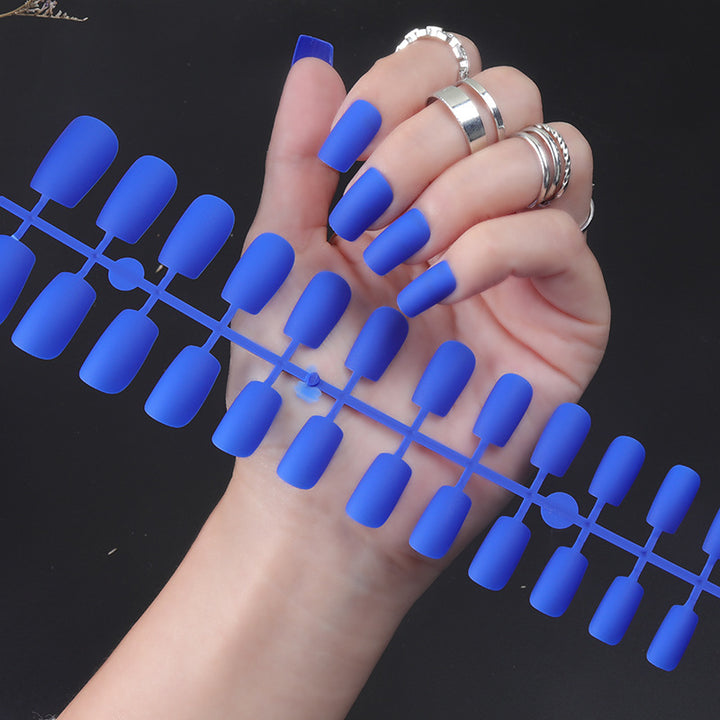 Matte Finish Long Stiletto Press-On Nails Stornfield