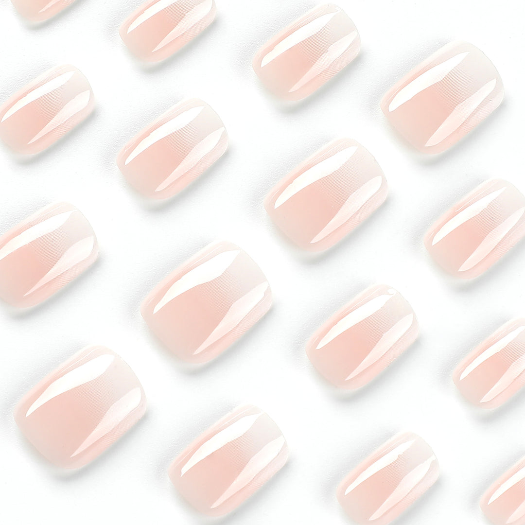 Artful Nail Extensions with Gentle Gradient Stornfield