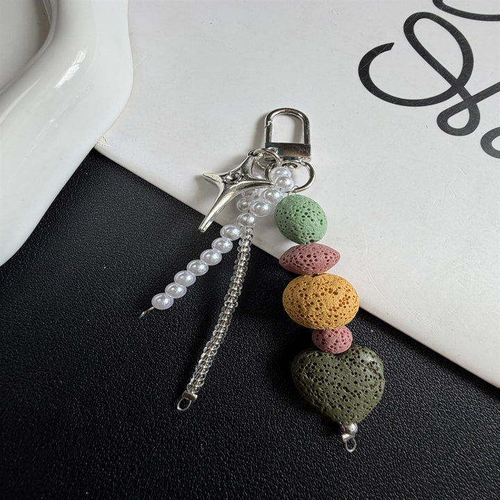 Decorative Beaded Charm Keychain Stornfield 1790135647