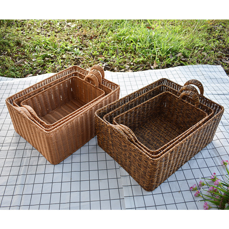 Natural Woven Storage Basket Stornfield