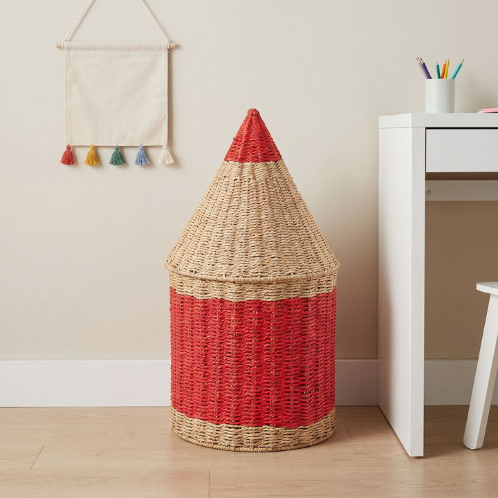 Playful storage basket in pencil design Stornfield