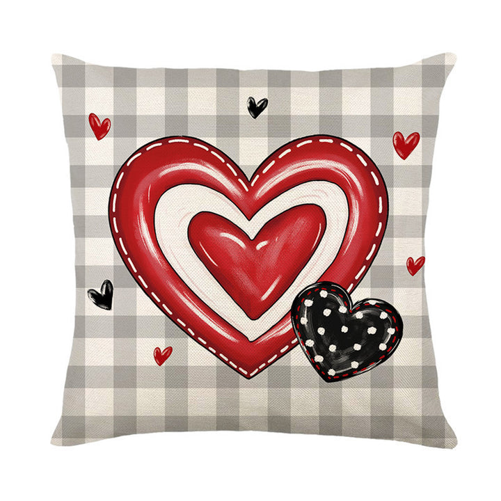 Decorative Love-Themed Throw Pillow