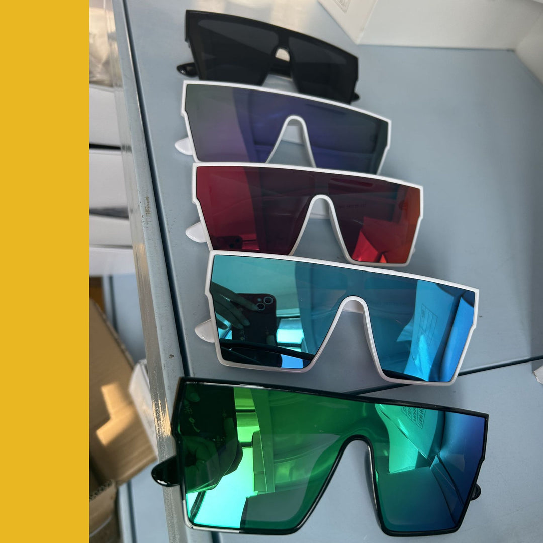 Ladies fashionable sunglasses with angular lenses Stornfield