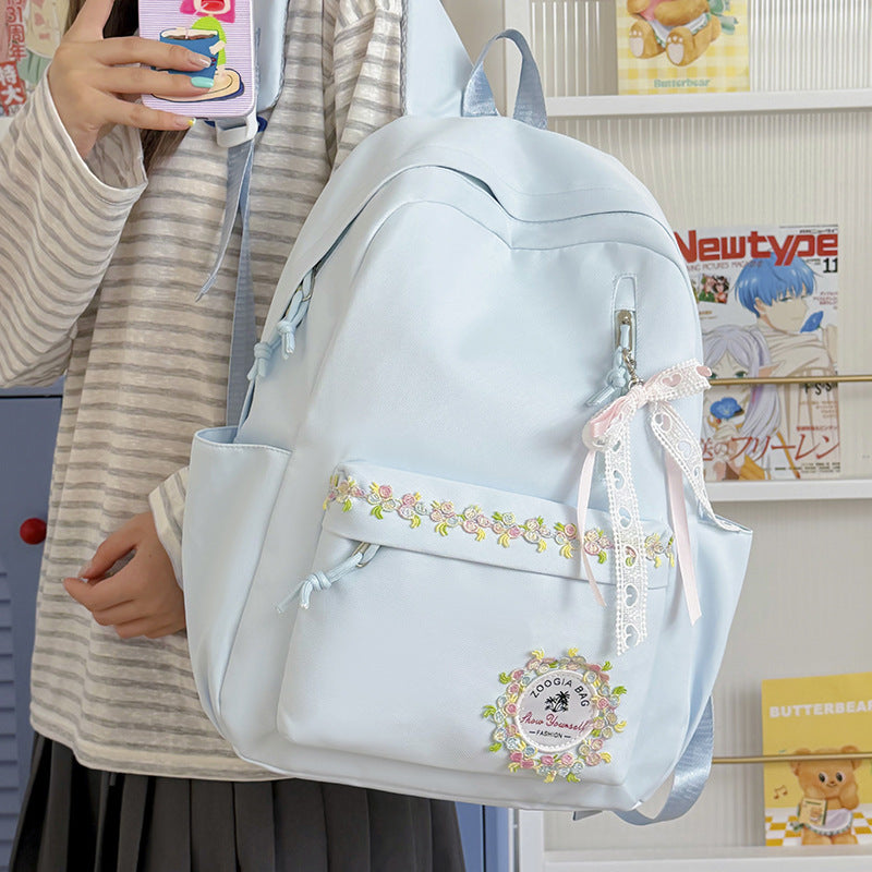 Embroidered Floral Backpack Stornfield
